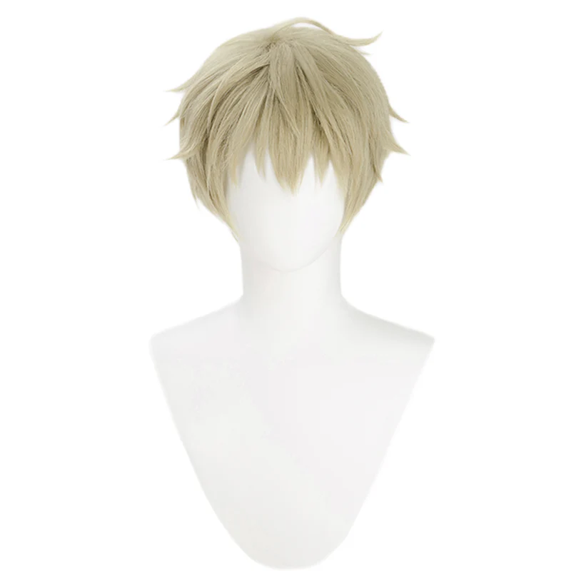 【Ready For Ship】DokiDoki Manga Anime Cosplay Wig Short Gold - Image 5