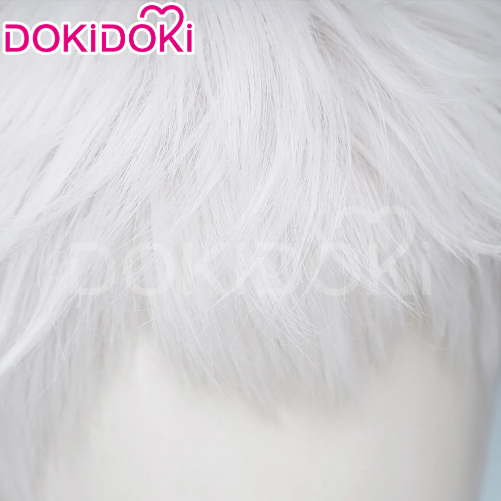 【Ready For Ship】DokiDoki Anime Manga The Summer Hikaru Died Cosplay Indou Hikaru Wig Short White Hair - Image 4