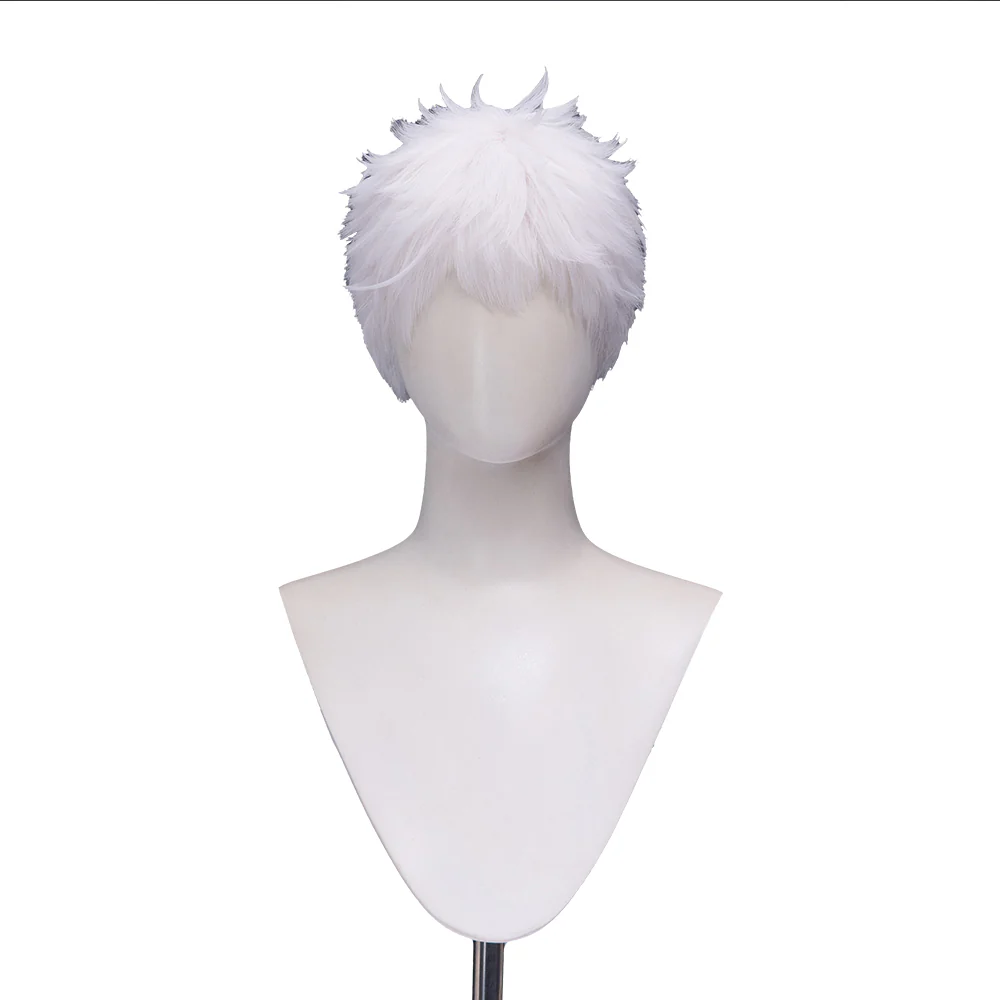 【Ready For Ship】DokiDoki Anime Manga The Summer Hikaru Died Cosplay Indou Hikaru Wig Short White Hair - Image 5