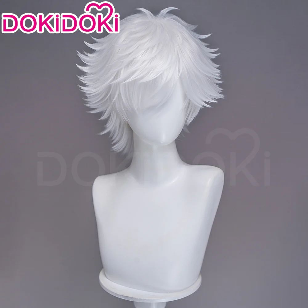 【Ready For Ship】DokiDoki Manga Witch Hat Atelier Cosplay Qifrey Wig Short White Hair - Image 4