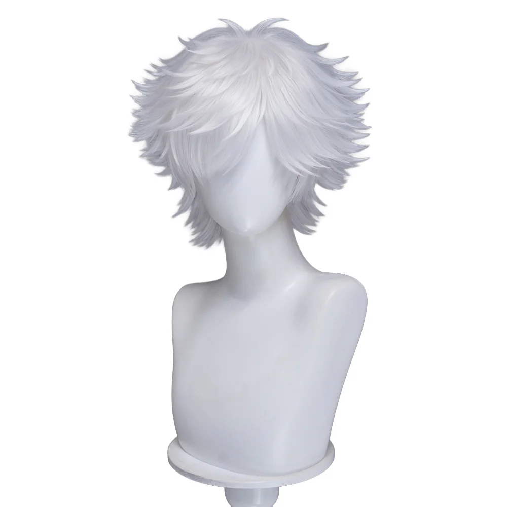 【Ready For Ship】DokiDoki Manga Witch Hat Atelier Cosplay Qifrey Wig Short White Hair - Image 6