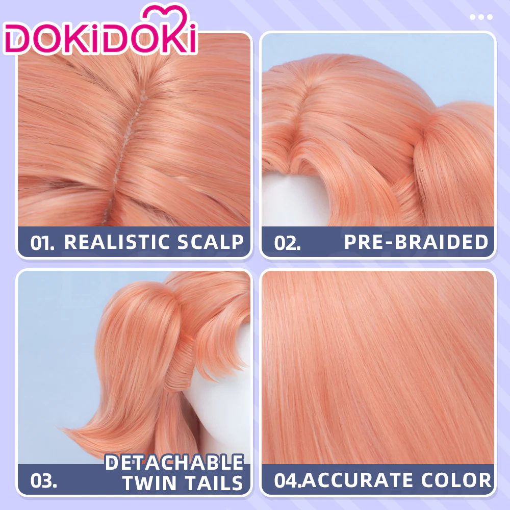 【Manga Ver Ready For Ship】DokiDoki Manga Anime Witch Hat Atelier Cosplay Tetia Cosplay Wig Long Curly Pink Hair Gradient - Image 12