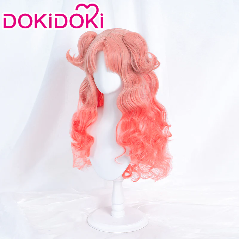 【Manga Ver Ready For Ship】DokiDoki Manga Anime Witch Hat Atelier Cosplay Tetia Cosplay Wig Long Curly Pink Hair Gradient - Image 4