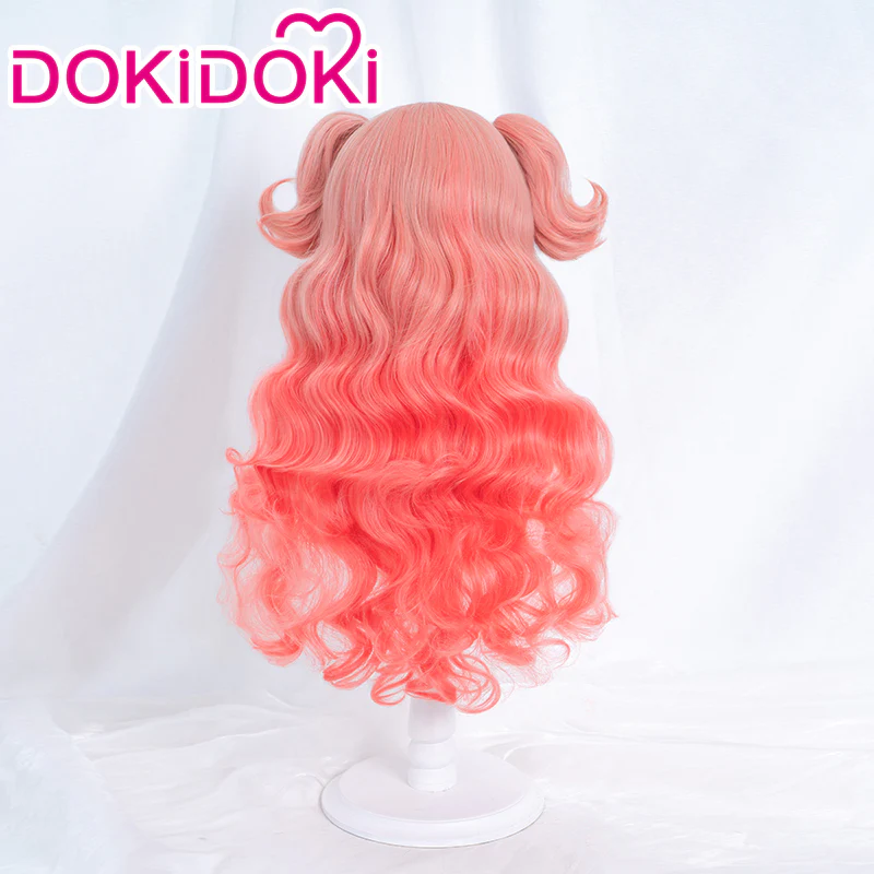 【Manga Ver Ready For Ship】DokiDoki Manga Anime Witch Hat Atelier Cosplay Tetia Cosplay Wig Long Curly Pink Hair Gradient - Image 5