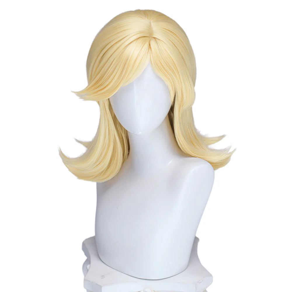 【Ready For Ship】DokiDoki Mange Anime Cosplay Wig Blonde Long Curly Hair - Image 5
