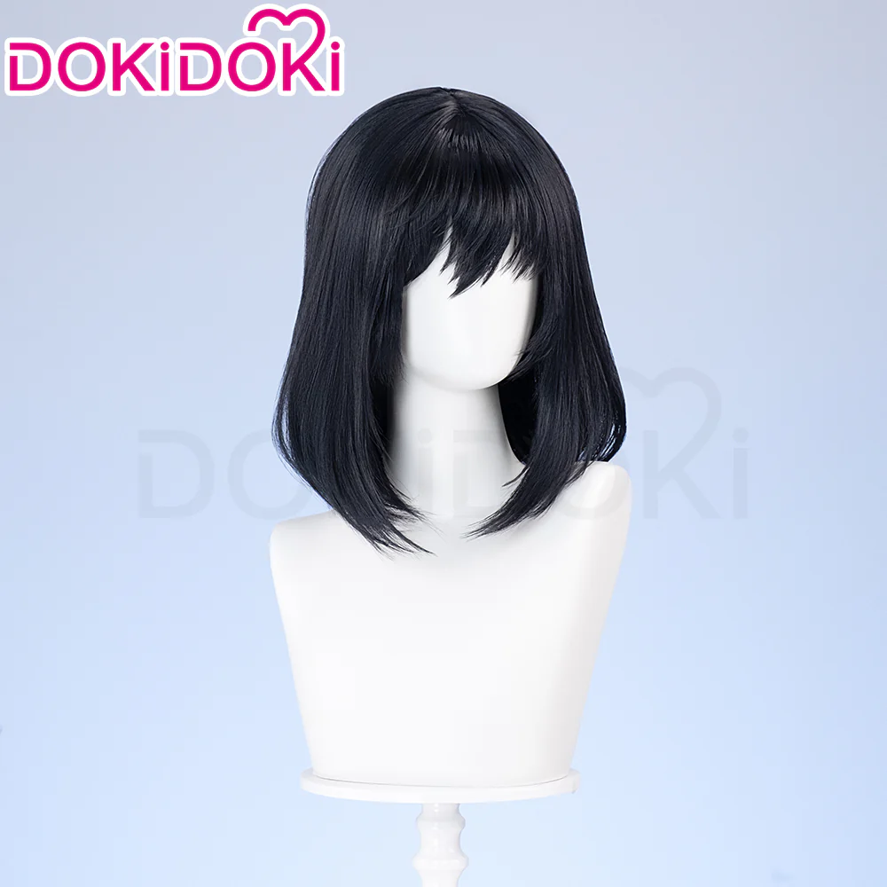 【Golden Ver Ready For Ship】DokiDoki Moive Cosplay Wig Black/ Golden Short Straights Hair / Ear Clip / Necklace / Ring - Image 4