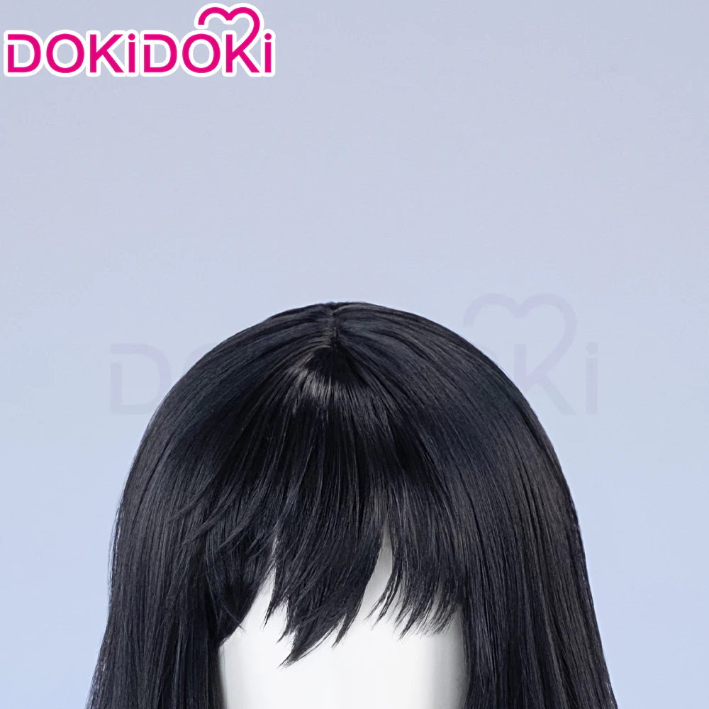 【Golden Ver Ready For Ship】DokiDoki Moive Cosplay Wig Black/ Golden Short Straights Hair / Ear Clip / Necklace / Ring - Image 5