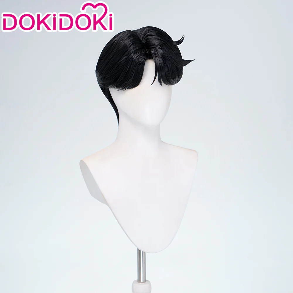 【Ready For Ship】【Last Batch】DokiDoki Movie Anime Cosplay Men Wig  / Tattoo / Ear Clips / Earrings / Glasses Short Black Hair - Image 13
