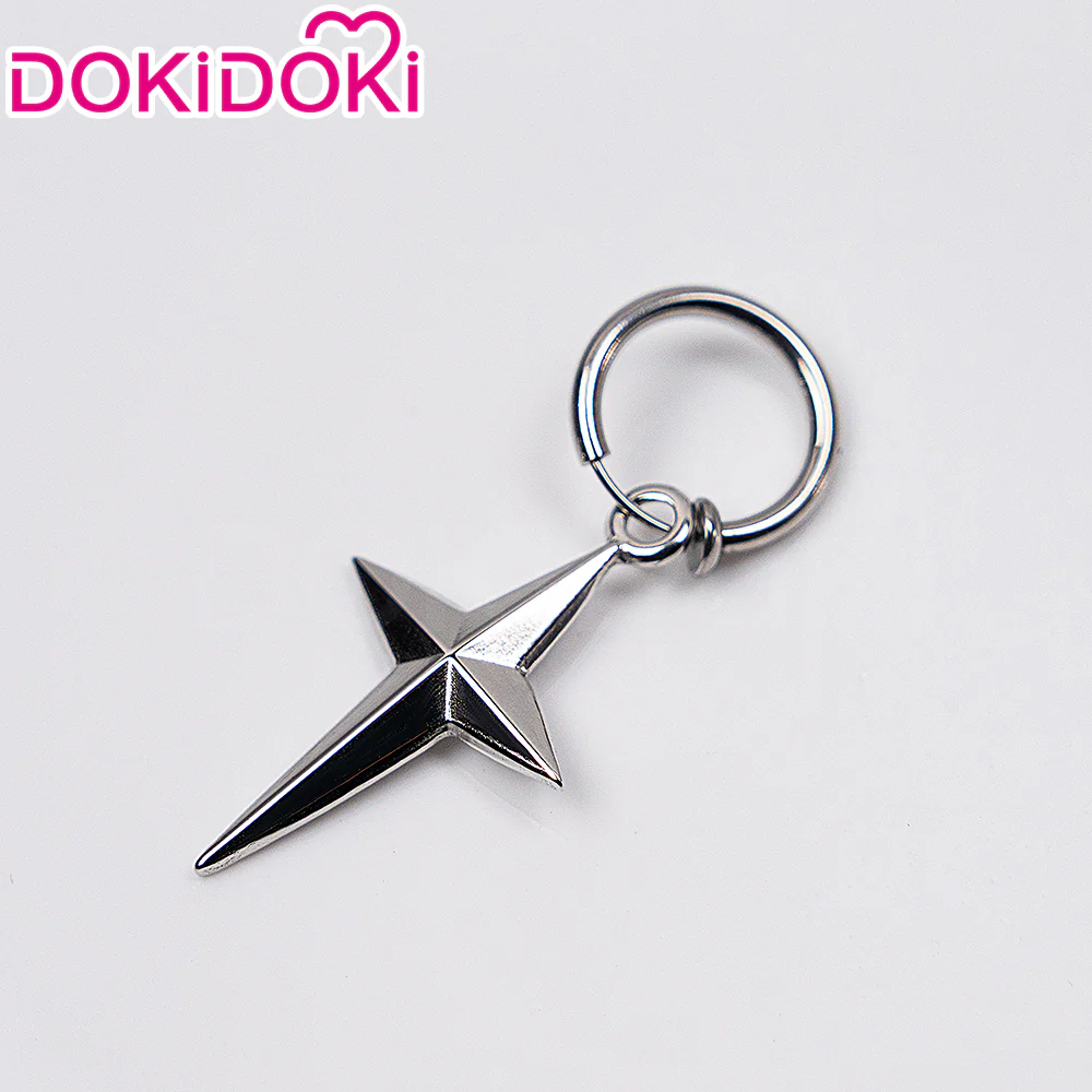 【Ready For Ship】【Last Batch】DokiDoki Movie Anime Cosplay Men Wig  / Tattoo / Ear Clips / Earrings / Glasses Short Black Hair - Image 24