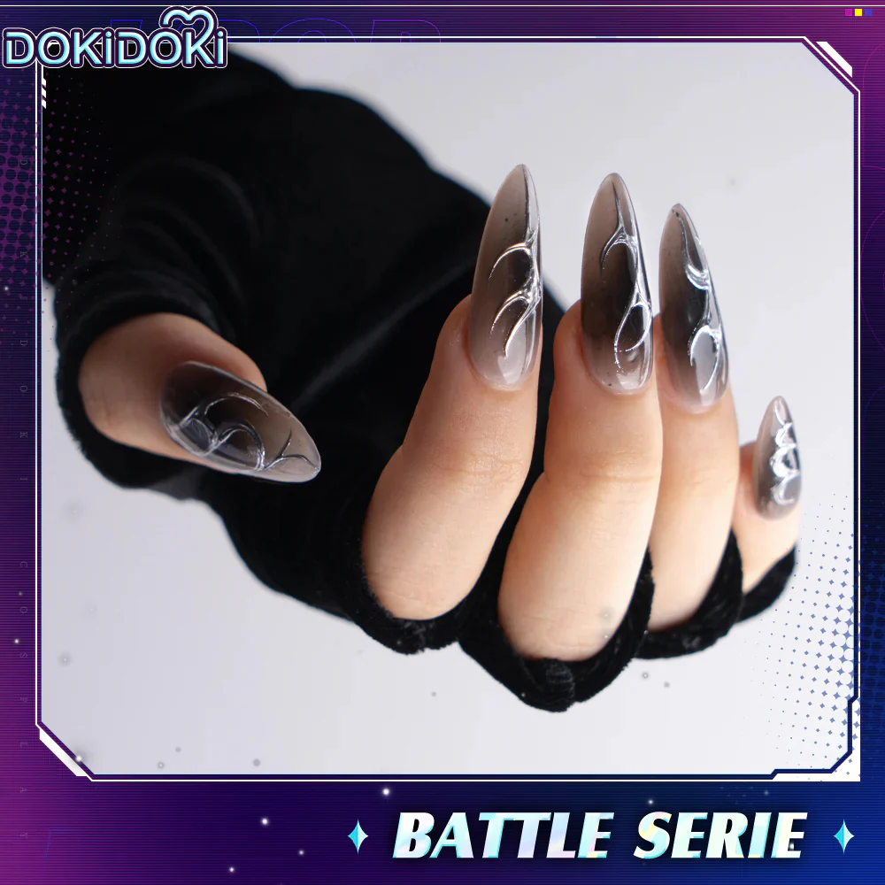 【In Stock】DokiDoki Movie Anime KPOP KILLER Cosplay Nails Tips YELLOW SERIES / GOLD SERIES /BATTLE SERIE - Image 3
