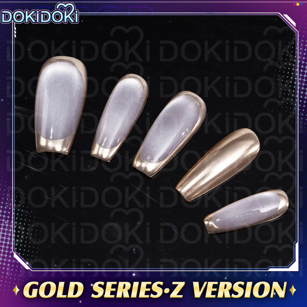 【In Stock】DokiDoki Movie Anime KPOP KILLER Cosplay Nails Tips YELLOW SERIES / GOLD SERIES /BATTLE SERIE - Image 5