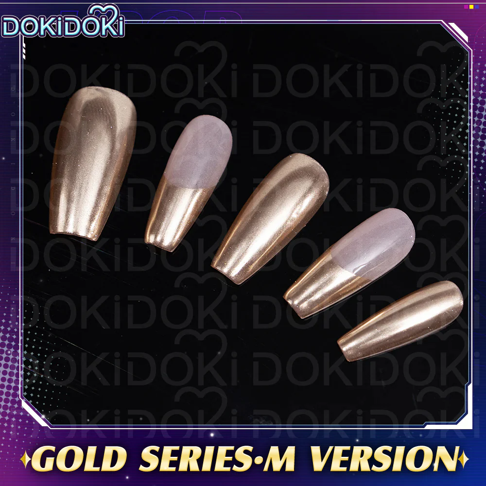【In Stock】DokiDoki Movie Anime KPOP KILLER Cosplay Nails Tips YELLOW SERIES / GOLD SERIES /BATTLE SERIE - Image 6
