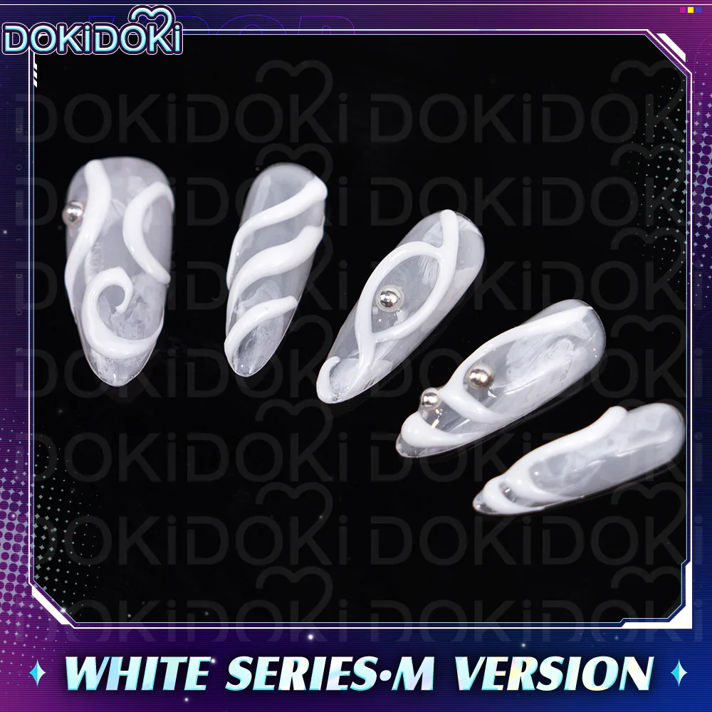 【In Stock】DokiDoki Movie Anime KPOP KILLER Cosplay Nails Tips YELLOW SERIES / GOLD SERIES /BATTLE SERIE - Image 7