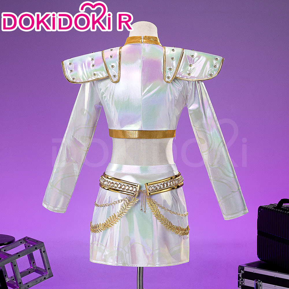 【Ready For Ship】【Size XS-3XL】【Last Batch】DokiDoki-R Movie Anime KPOP KILLER Cosplay Costume WHITE SERIES - Image 10