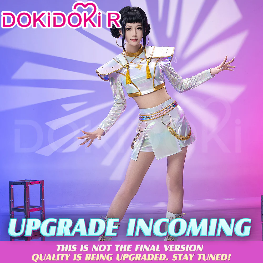 【Ready For Ship】【Size XS-3XL】【Last Batch】DokiDoki-R Movie Anime KPOP KILLER Cosplay Costume WHITE SERIES - Image 2