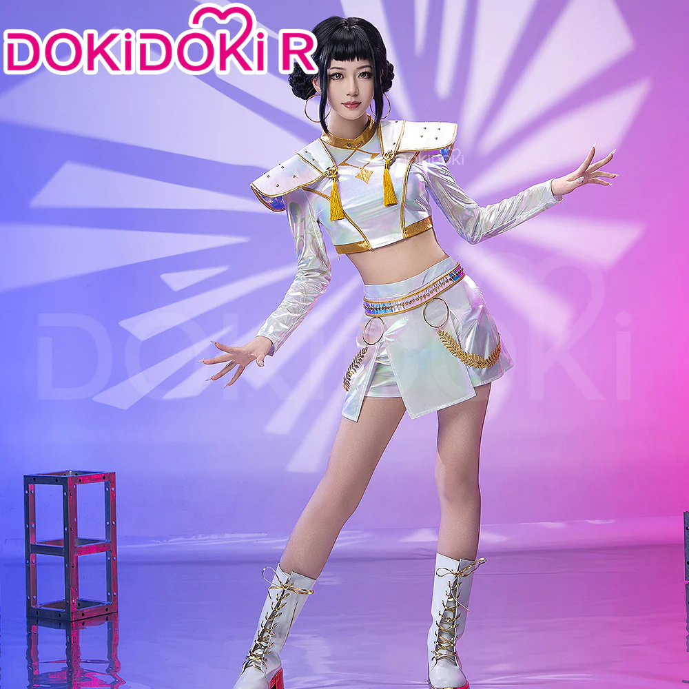 【Ready For Ship】【Size XS-3XL】【Last Batch】DokiDoki-R Movie Anime KPOP KILLER Cosplay Costume WHITE SERIES - Image 3