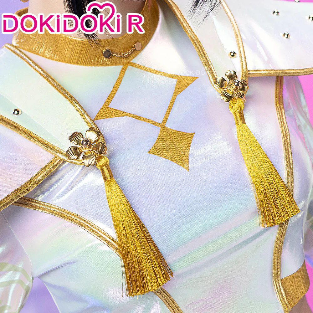 【Ready For Ship】【Size XS-3XL】【Last Batch】DokiDoki-R Movie Anime KPOP KILLER Cosplay Costume WHITE SERIES - Image 7