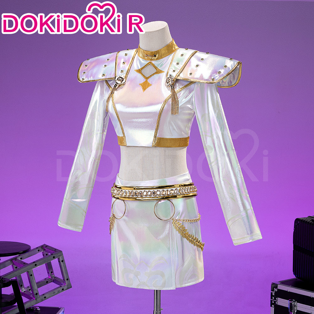 【Ready For Ship】【Size XS-3XL】【Last Batch】DokiDoki-R Movie Anime KPOP KILLER Cosplay Costume WHITE SERIES - Image 9