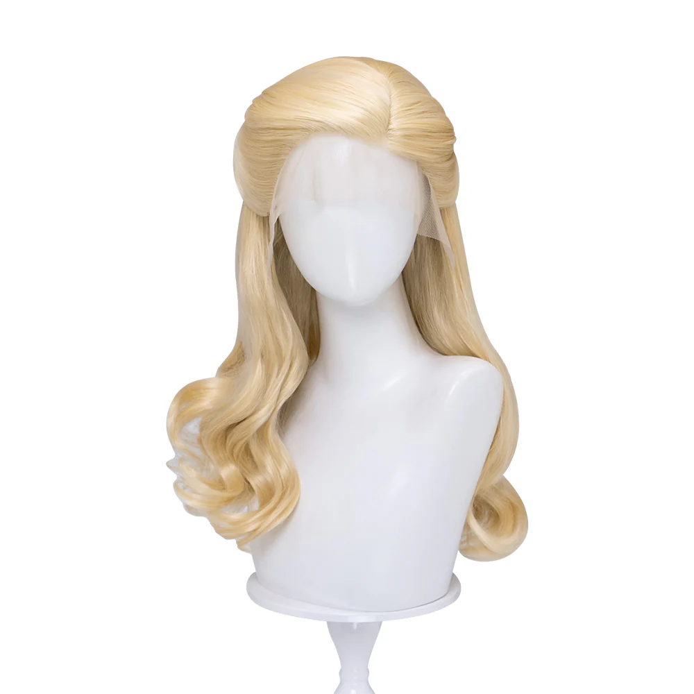 【Ready For Ship】【Front Lace】DokiDoki Movie Cosplay Women Wig Long Curly Blonde Hair - Image 11