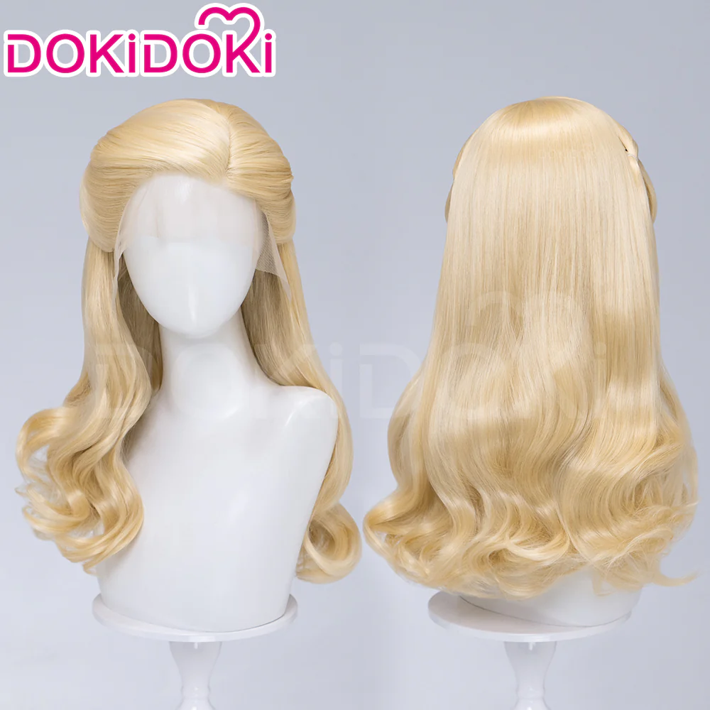 【Ready For Ship】【Front Lace】DokiDoki Movie Cosplay Women Wig Long Curly Blonde Hair - Image 7