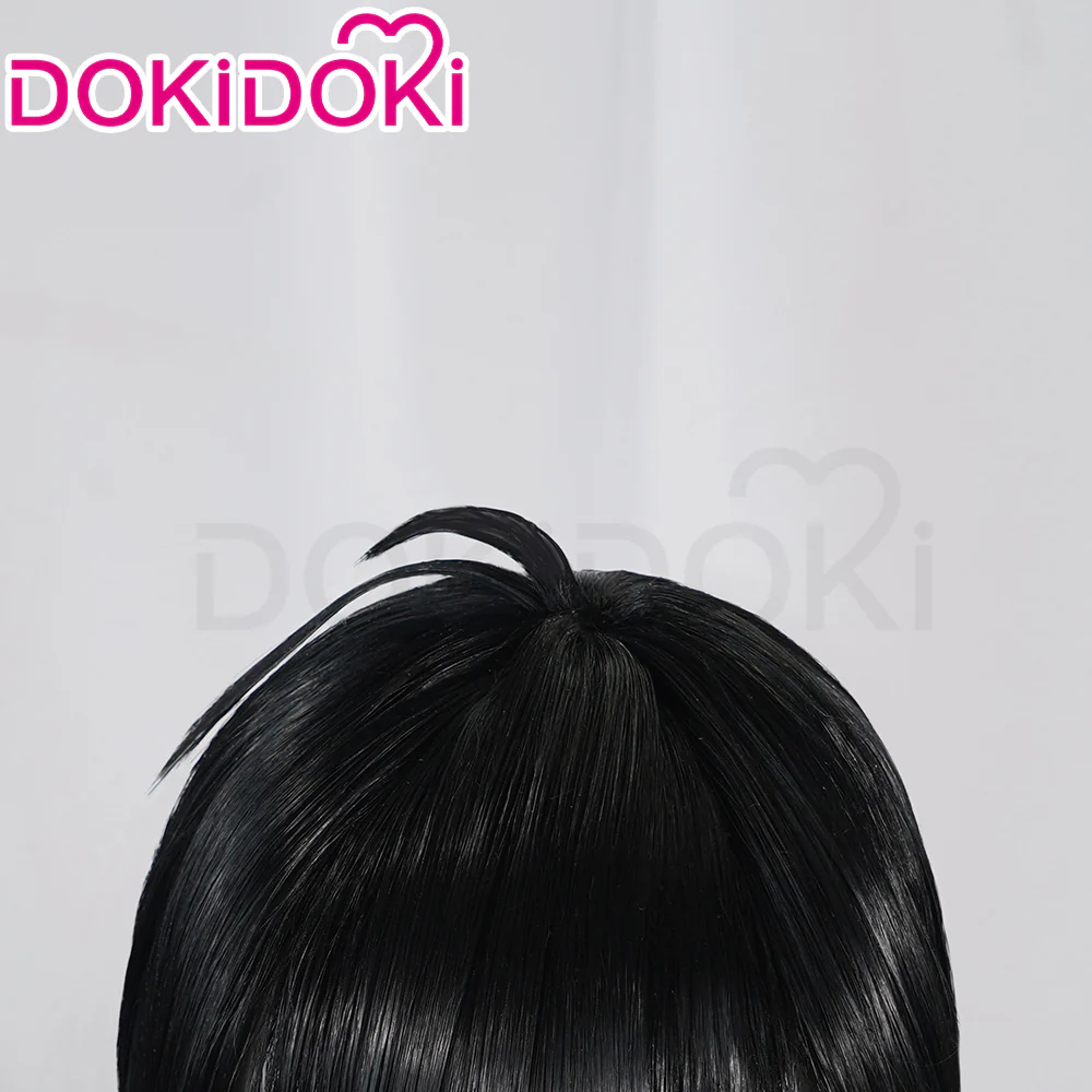 【Ready For Ship】DokiDoki Movie Hotel Transylvania Cosplay Mavis Wig Black Short Hair - Image 4