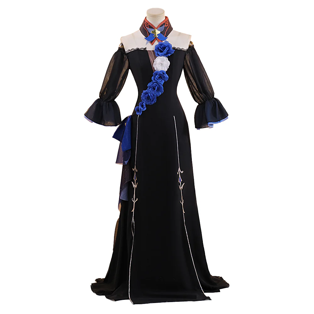 【Partial Size Ready For Ship】【In Stock】【Size XS-3XL】DokiDoki-N Game Genshin Impact Cosplay Albedo / Eula / Diona / Ganyu Costume Genshin Concert 2023 - Image 11