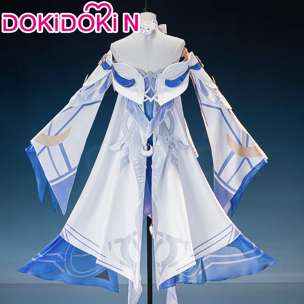 【Partially Ready For Ship】【Size XS-3XL】DokiDoki-N Game Genshin Impact Cosplay Columbina Costume Moon Maiden Song of the Welkin Moon NodKrai Nod Krai - Image 3