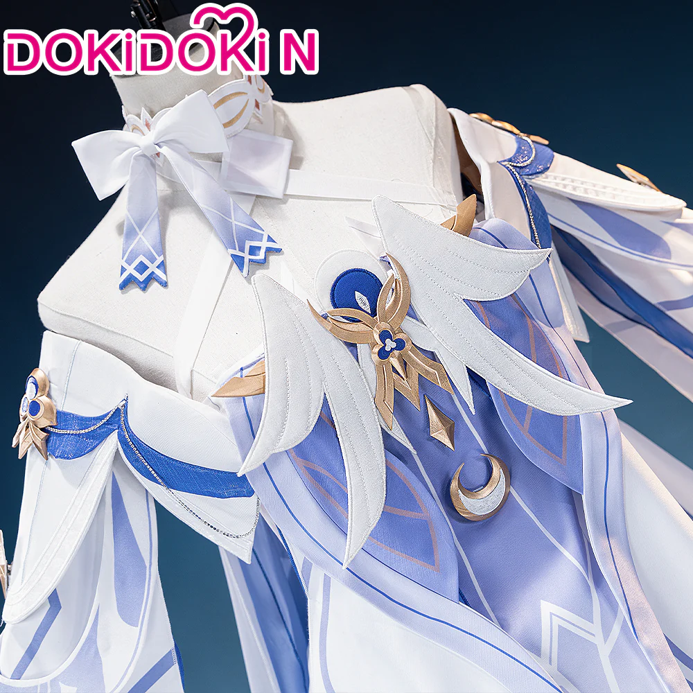【Partially Ready For Ship】【Size XS-3XL】DokiDoki-N Game Genshin Impact Cosplay Columbina Costume Moon Maiden Song of the Welkin Moon NodKrai Nod Krai - Image 4