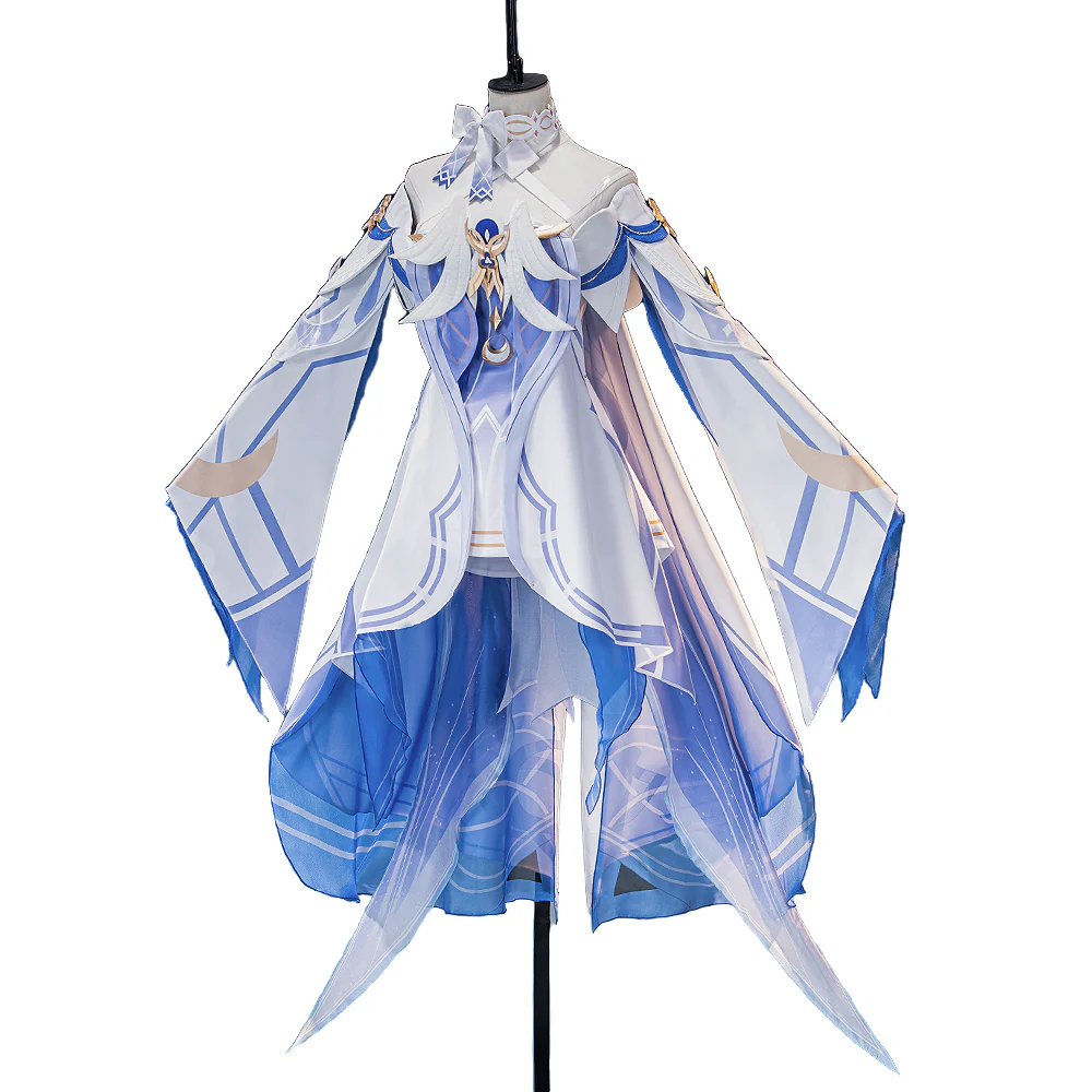 【Partially Ready For Ship】【Size XS-3XL】DokiDoki-N Game Genshin Impact Cosplay Columbina Costume Moon Maiden Song of the Welkin Moon NodKrai Nod Krai - Image 5