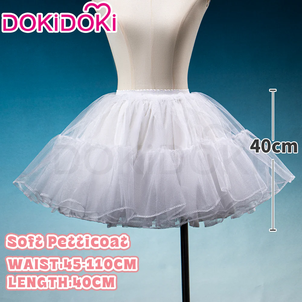 【Soft Petticoat】【In Stock】DokiDoki Black / White / Pink Petticoat Bustle Underskirt Oversized Violent Skirt Pumpkin Pants - Image 10