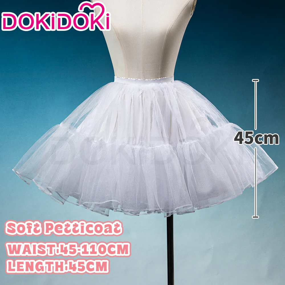 【Soft Petticoat】【In Stock】DokiDoki Black / White / Pink Petticoat Bustle Underskirt Oversized Violent Skirt Pumpkin Pants - Image 11