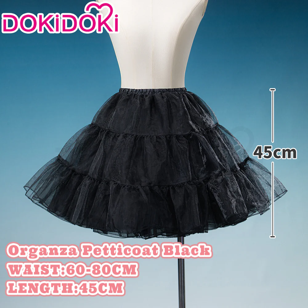 【Soft Petticoat】【In Stock】DokiDoki Black / White / Pink Petticoat Bustle Underskirt Oversized Violent Skirt Pumpkin Pants - Image 12