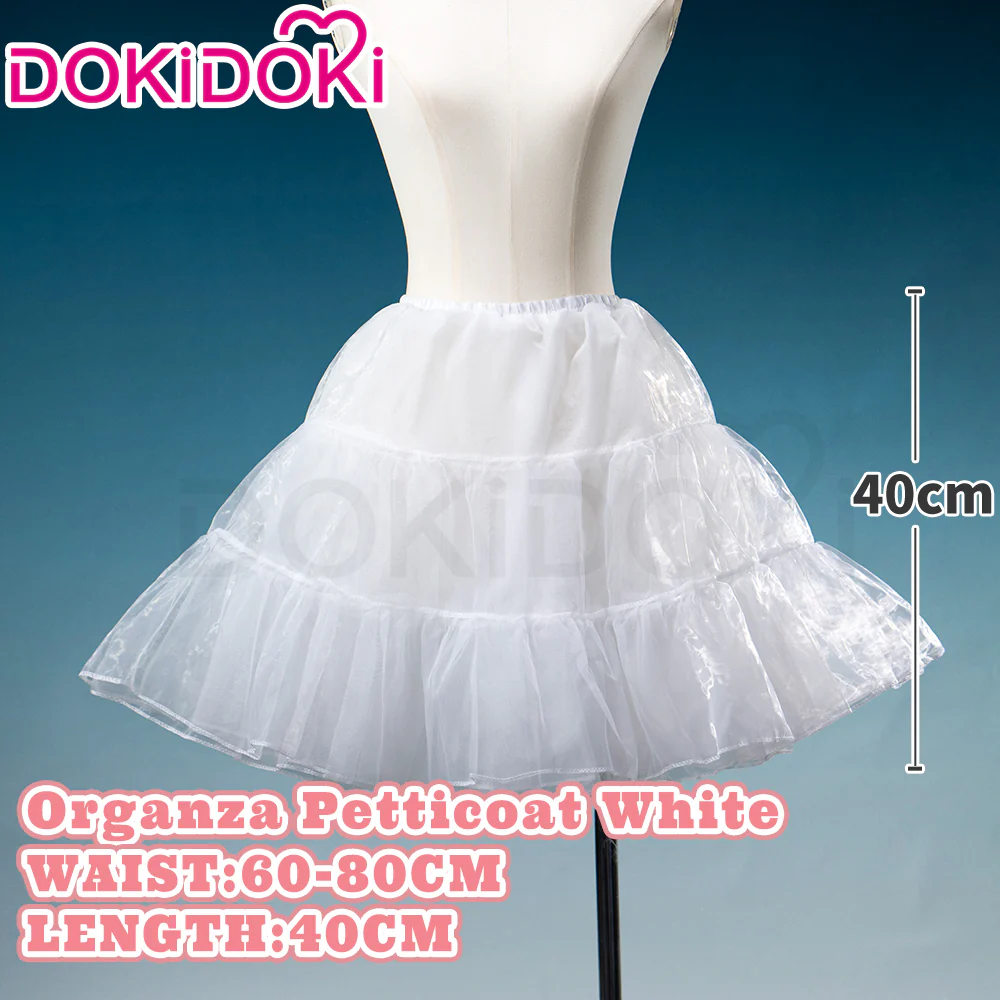 【Soft Petticoat】【In Stock】DokiDoki Black / White / Pink Petticoat Bustle Underskirt Oversized Violent Skirt Pumpkin Pants - Image 13
