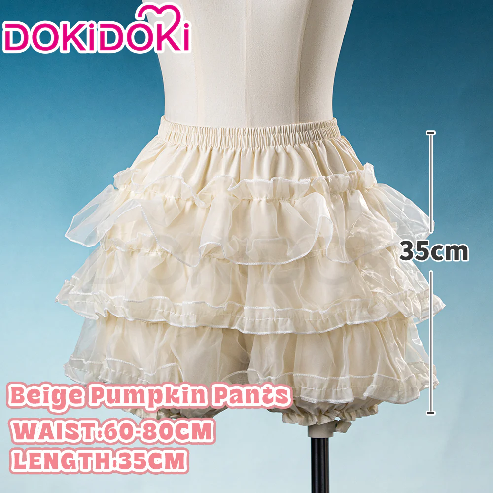 【Soft Petticoat】【In Stock】DokiDoki Black / White / Pink Petticoat Bustle Underskirt Oversized Violent Skirt Pumpkin Pants - Image 15