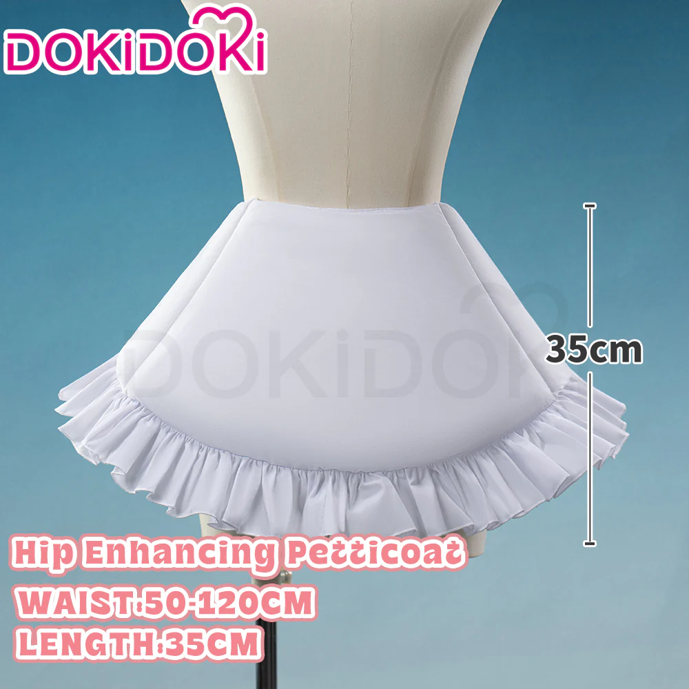 【Soft Petticoat】【In Stock】DokiDoki Black / White / Pink Petticoat Bustle Underskirt Oversized Violent Skirt Pumpkin Pants - Image 17