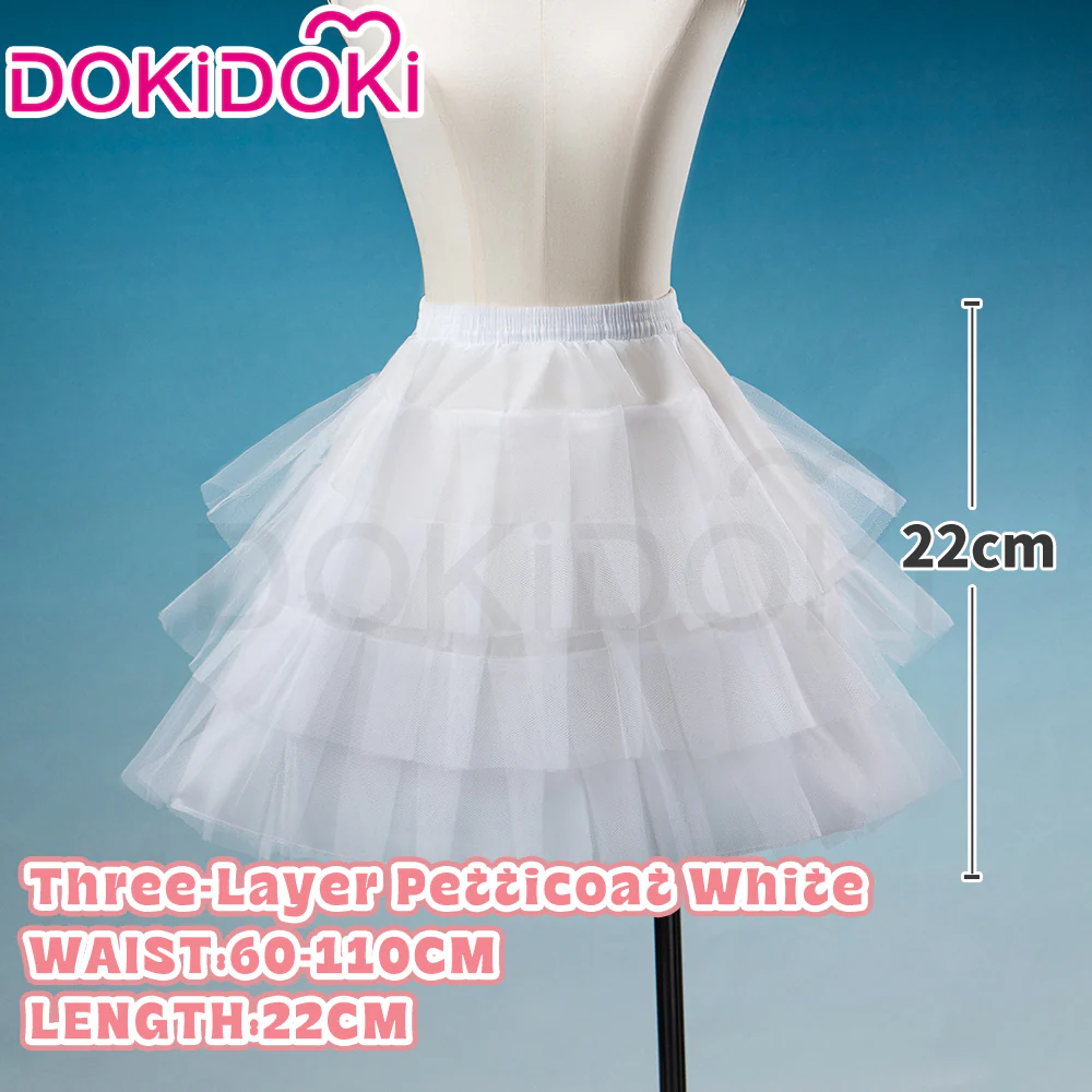 【Soft Petticoat】【In Stock】DokiDoki Black / White / Pink Petticoat Bustle Underskirt Oversized Violent Skirt Pumpkin Pants - Image 18