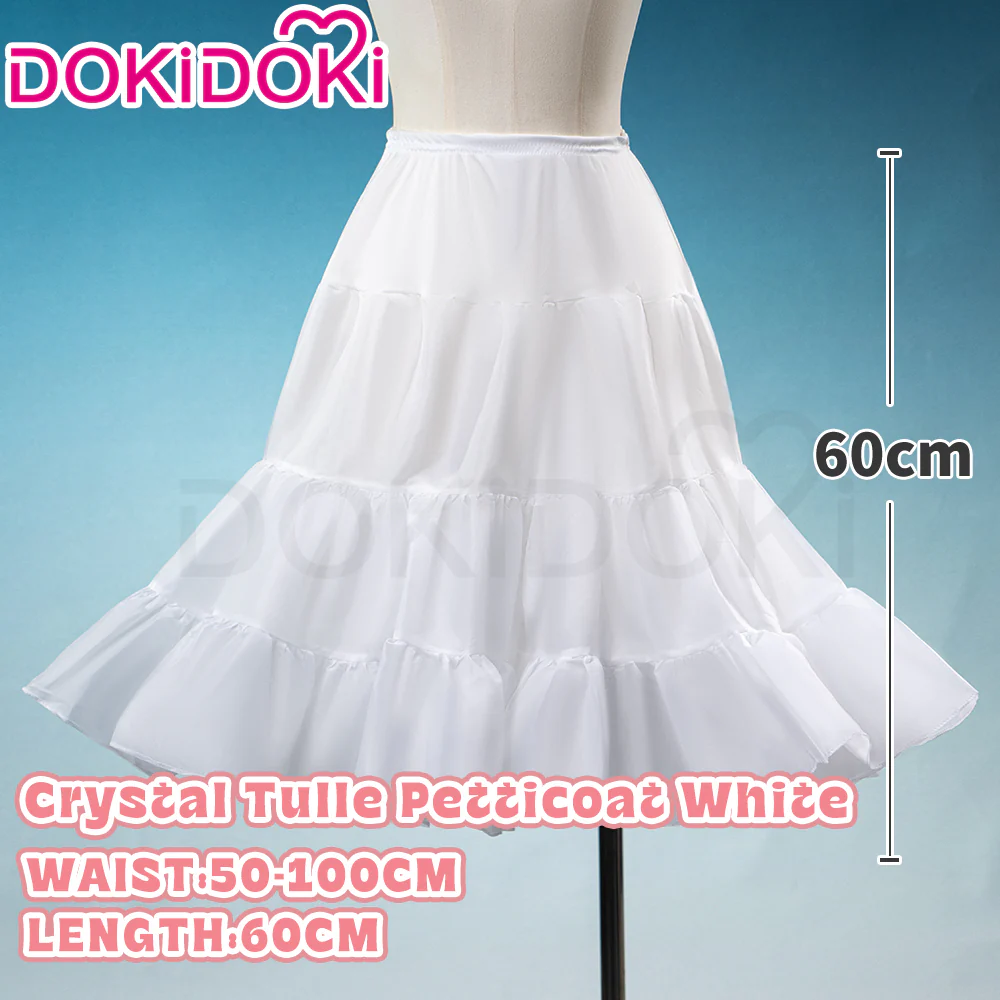 【Soft Petticoat】【In Stock】DokiDoki Black / White / Pink Petticoat Bustle Underskirt Oversized Violent Skirt Pumpkin Pants - Image 24