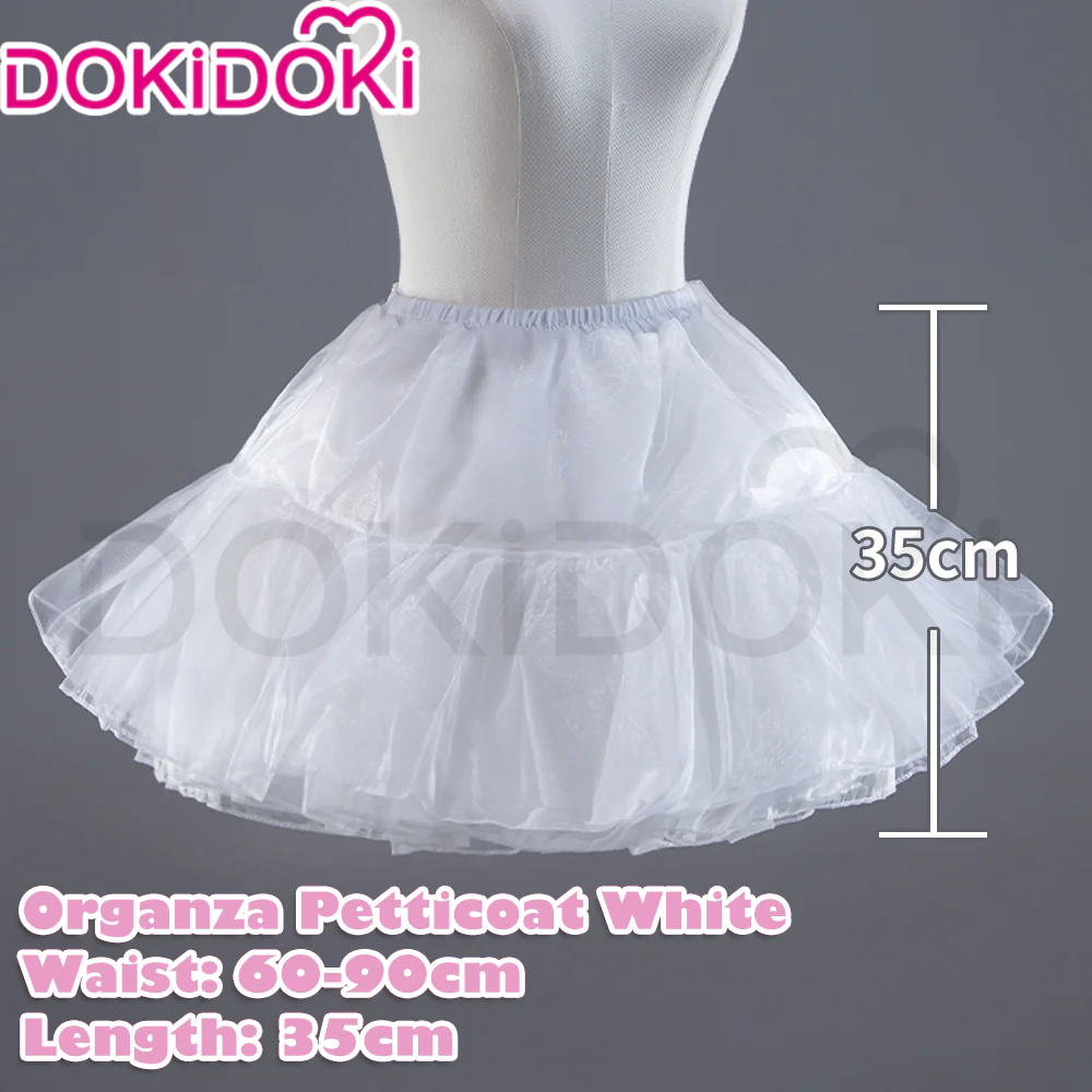 【Soft Petticoat】【In Stock】DokiDoki Black / White / Pink Petticoat Bustle Underskirt Oversized Violent Skirt Pumpkin Pants - Image 30