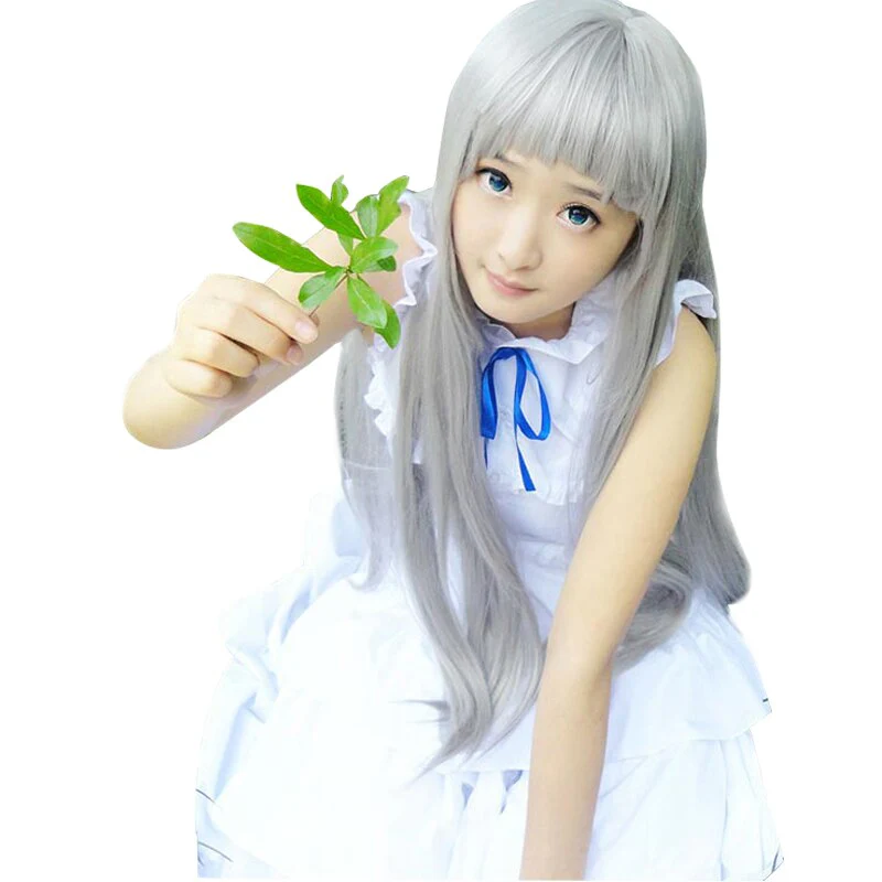 DokiDoki-R Anime Anohana Cosplay Honma Meiko Women Costume - Image 5