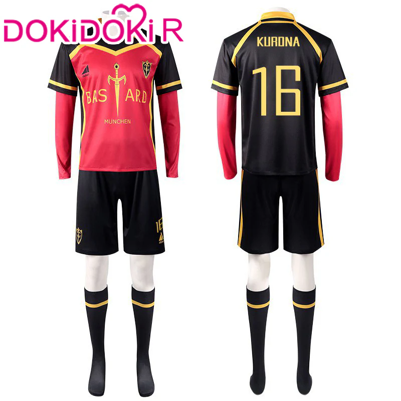 【In Stock】【Size S-2XL】DokiDoki-R Anime Cosplay Black White Red Yellow Blue Costume - Image 12