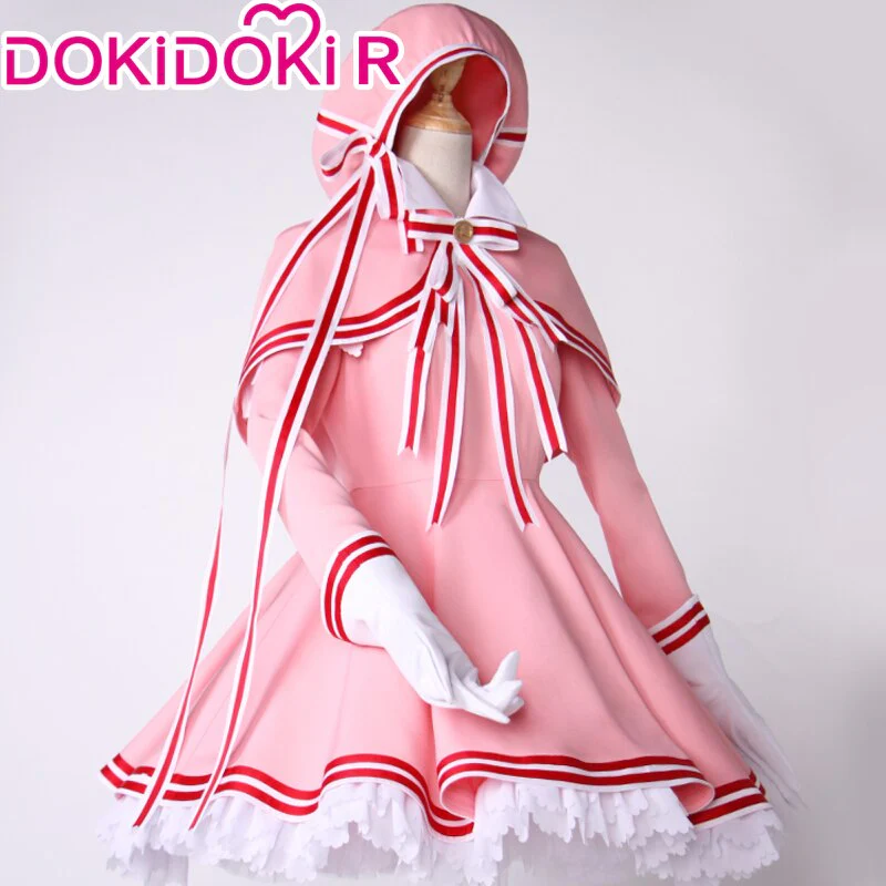 DokiDoki-R Anime Card Captor Sakura Cosplay Kinomoto Sakura Costume Pink Battle Suit Cardcaptor Sakura - Image 2