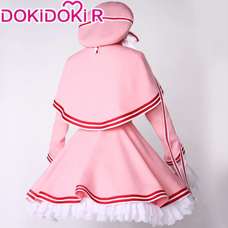 DokiDoki-R Anime Card Captor Sakura Cosplay Kinomoto Sakura Costume Pink Battle Suit Cardcaptor Sakura - Image 3