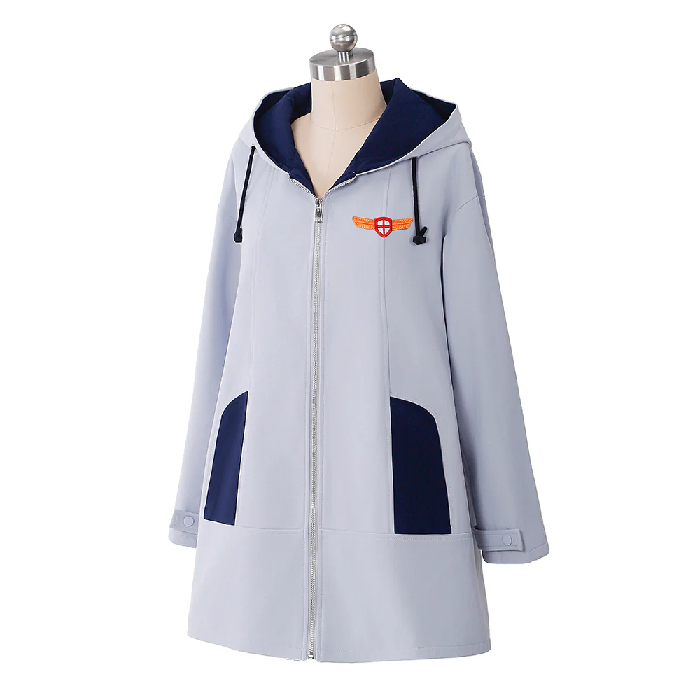 【Size S-2XL】DokiDoki-R Anime Cardcaptor Sakura Cosplay Sakura Kinomoto Ice Skating Dress Grey Coat - Image 5