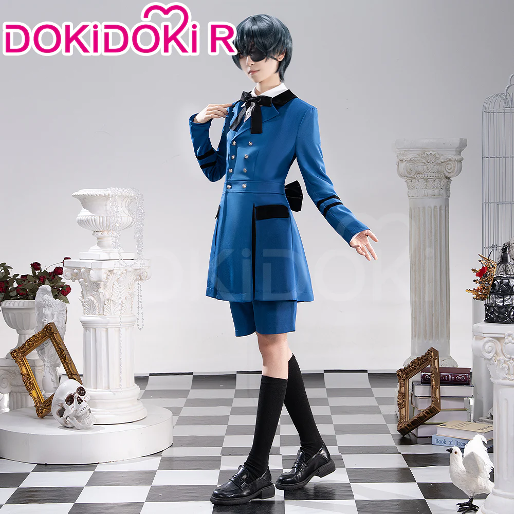 【Partially Ready For Ship】Dokidoki-R Anime Cosplay Ciiel Phaantomhiive Costume Casual Wear - Image 3