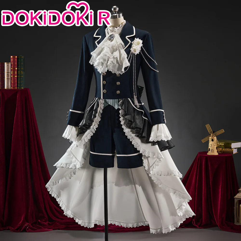 DokiDoki-R Anime Cosplay Ciiel Costume White Rose Suit