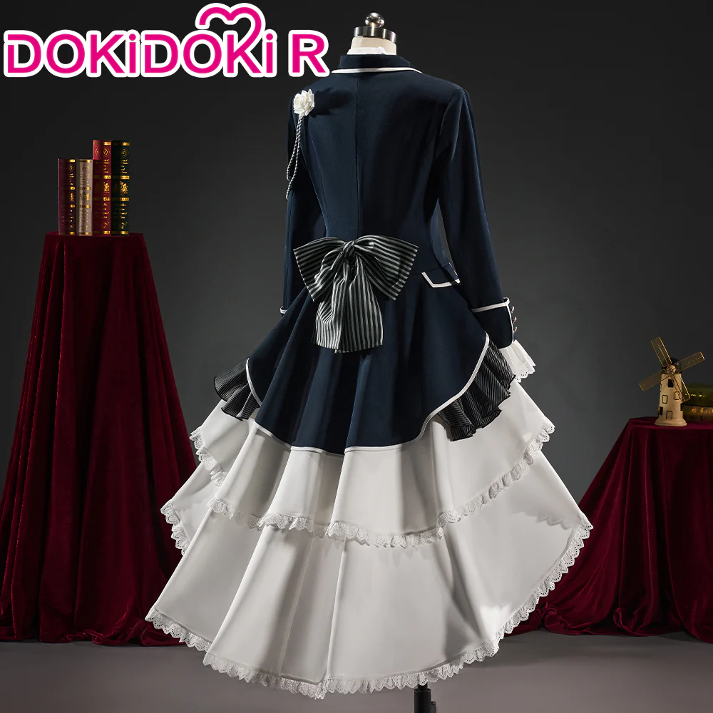 DokiDoki-R Anime Cosplay Ciiel Costume White Rose Suit - Image 2