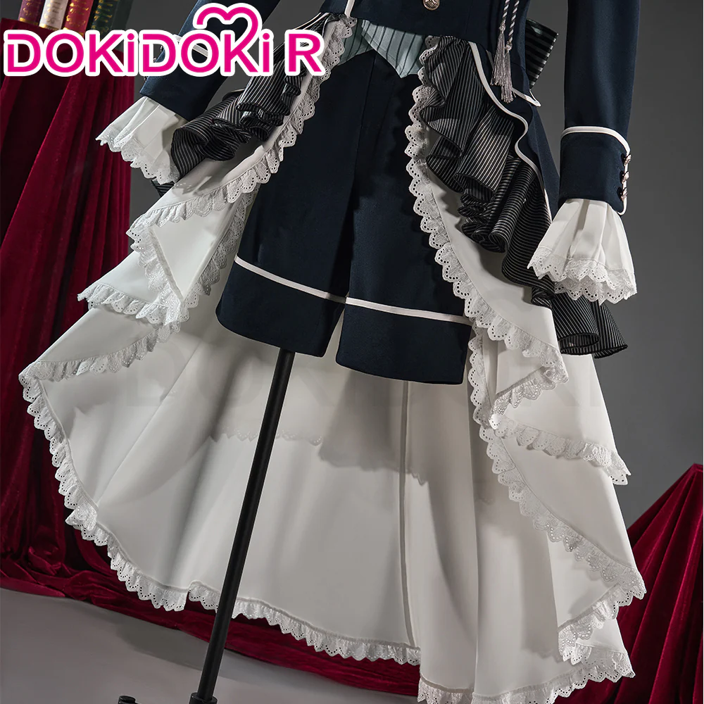 DokiDoki-R Anime Cosplay Ciiel Costume White Rose Suit - Image 3