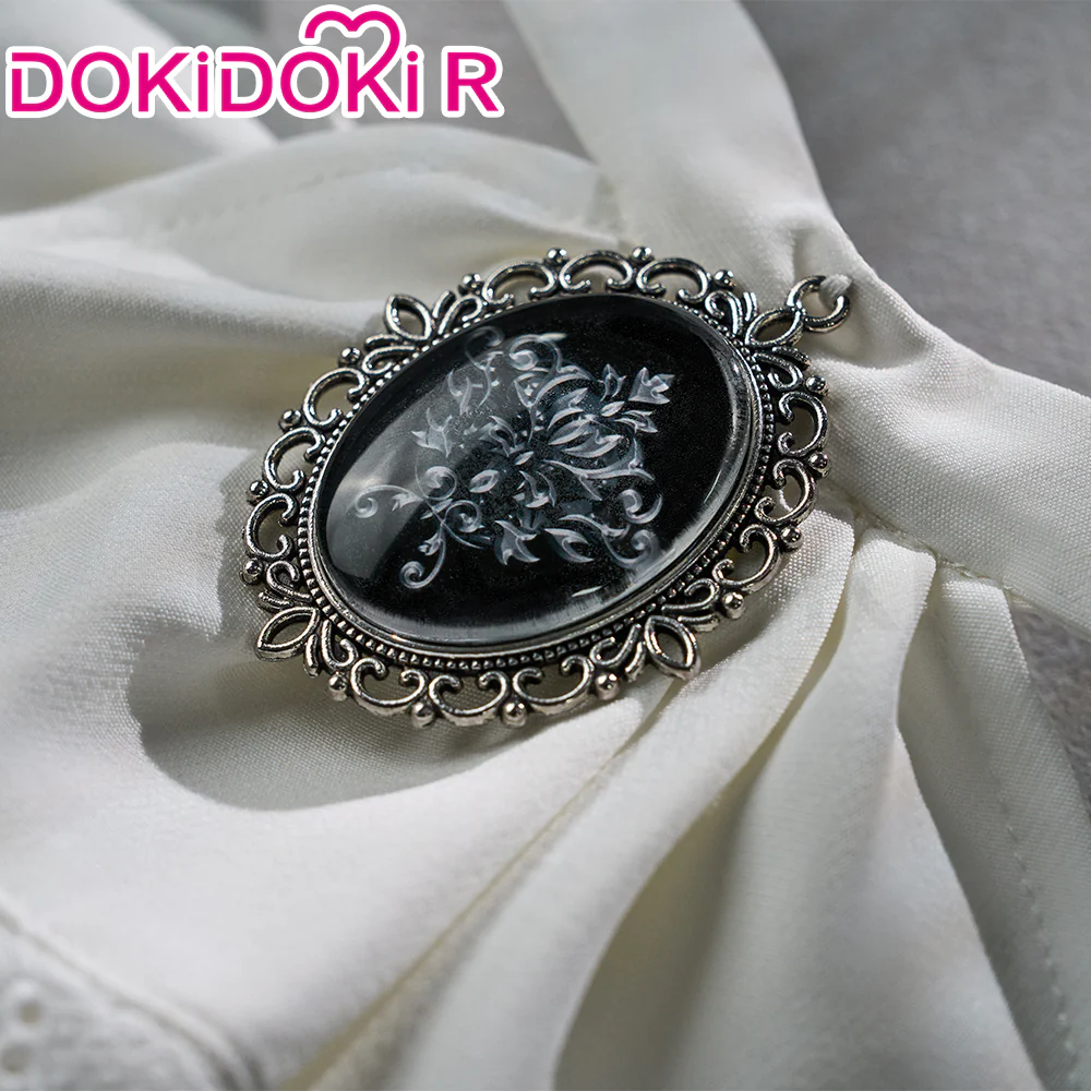 DokiDoki-R Anime Cosplay Ciiel Costume White Rose Suit - Image 4