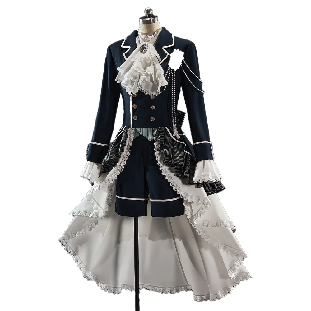 DokiDoki-R Anime Cosplay Ciiel Costume White Rose Suit - Image 5