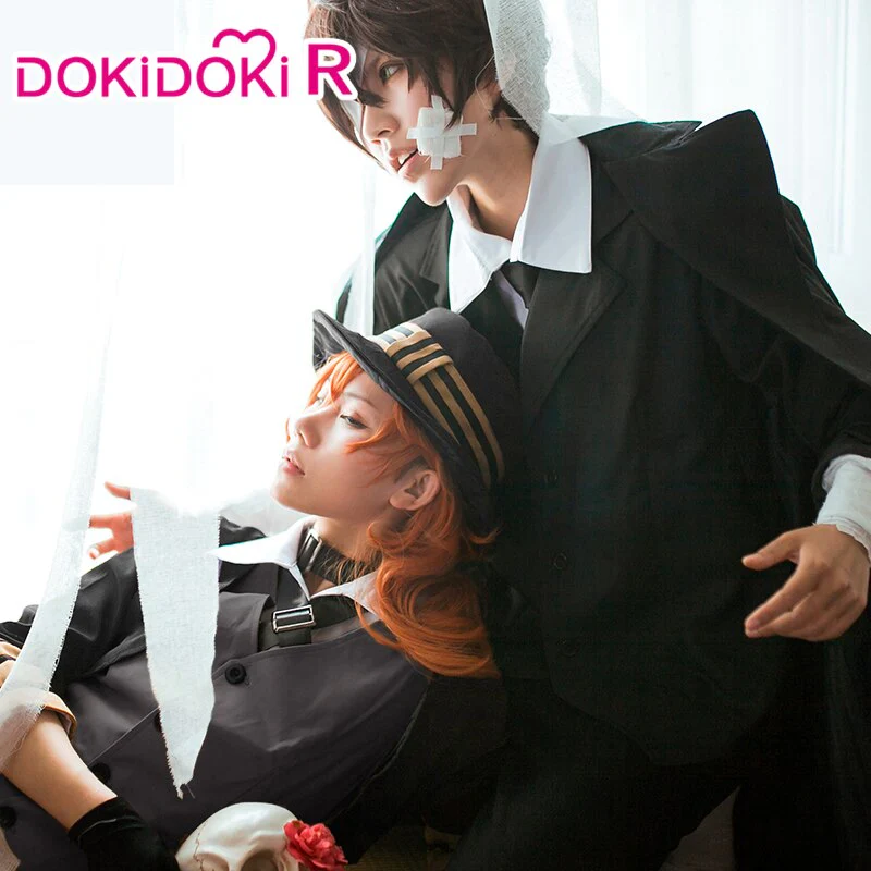 DokiDoki-R Anime Cosplay Cosplay Costume Black Suit - Image 5
